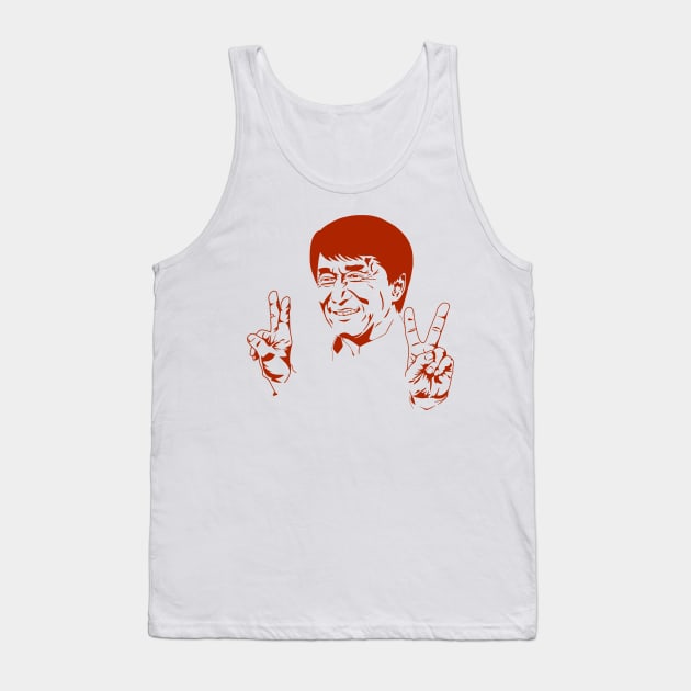 Jackie Chan Tank Top by Krum Gallery